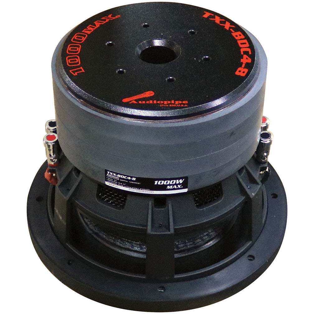 Audiopipe 8″ Woofer 500w Rms 1000w Max Dual 4 Ohm Voice Coils The Wholesale House