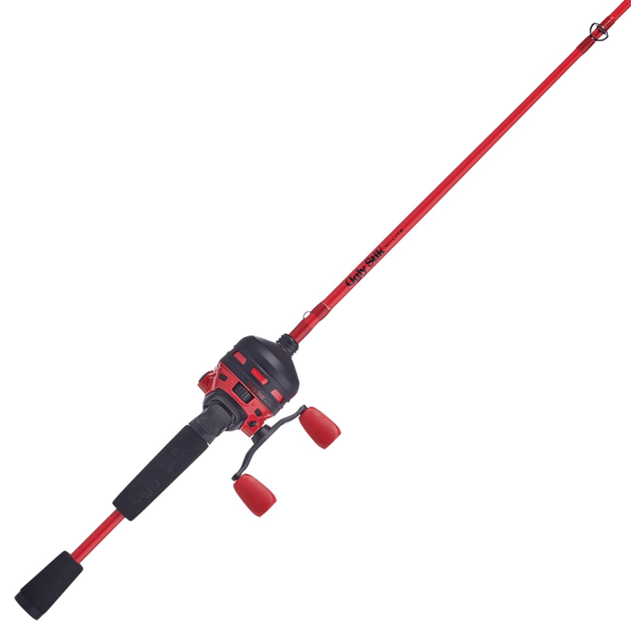 Ugly Stik Hi-Lite Spincast Reel and Fishing Rod Combo, Right/Left Hand  Retrieve (Red) – The Wholesale House